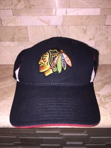 GORRA AJUSTABLE CHICAGO BLACKHAWKS REEBOK NUEVA SIN ETIQUETAS - Imagen 1 de 7