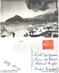 ANTIQUE POSTCARD POLLENSA MALLORCA PLAYA FORMENTOR OLD POSTCARD CC00398 - Picture 1 of 1