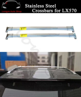 Fits for Lexus LX570 2016-2021 Crossbar Cross bar Roof Rack Rail Baggage Carrier - Image 1 of 4