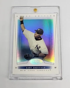 1/1 WHITE HOT FOIL PARALLEL 2004 Hot Prospects GARY SHEFFIELD NEW YORK YANKEES - Picture 1 of 3