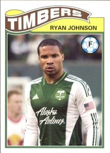 2013 Topps MLS 1978 English Footballer #RJ Ryan Johnson