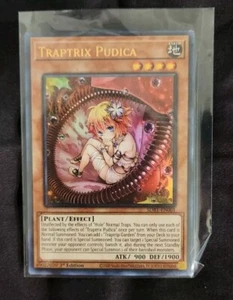 Traptrix Pudica ERROR HOLO BLEED YU-GI-OH! TCG Card SDBT-EN001 Ultra Rare 1st - Picture 1 of 2