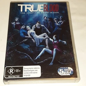True Blood - Complete Third Season / Series 3 (DVD, 2011) 5 Disc Set - FREE POST - Picture 1 of 2