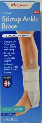 Tobillera estribo ajustable Walgreens se adapta al pie izquierdo o derecho talla única Foto 1 de 4