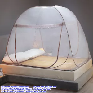 Mesh Pop Up Moskitonetz Zelt Insektenschutz Baldachin mit Boden Faltbare Bettwäsche - Bild 1 von 12