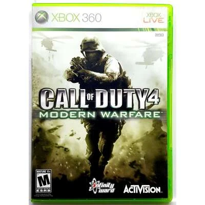 Call Of Duty 4 Modern Warfare - Microsoft Xbox 360 Pristine Tested Authentic - Image 1 of 4