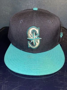 Cappello aderente Seattle Mariners New Era 7 5/8. Usato, ottime condizioni - Foto 1 di 8