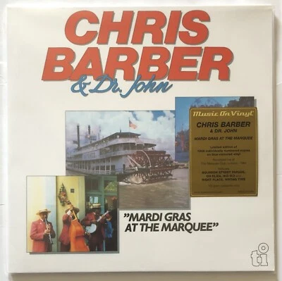 Chris Barber Dr John Mardi Gras At The Marquee Blue Vinyl Record 8719262025028 - Image 1 of 4