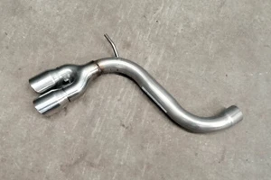 Volkswagen Golf Mk6 2.0TDi Rear Silencer Delete Pipe - Twin 3" Tailpipe A - Picture 1 of 9