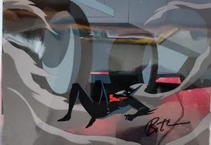1999 BATMAN BEYOND HAND PAINTED PRODUCTION ANIMATION CEL SIGNED BRUCE TIMM TERRY - Picture 1 of 9