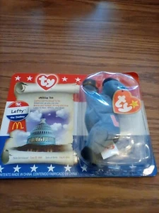 New Lefty Ty McDonalds Beanie Baby - Picture 1 of 3