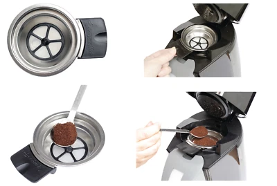 Permanent Kaffepad Philips Senseo HD7850 HD7860 LATTE HD7825 QUANDRANTE HD7873 - Bild 1 von 4