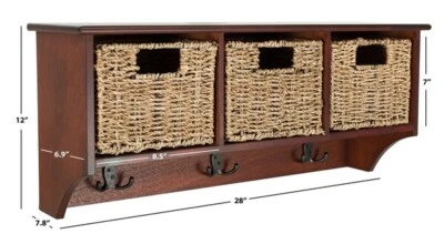 Safavieh FINLEY COLGANTE 3 BSKT WALL RAC, Precio reducido 2172742956 HAC5700B Foto 1 de 4