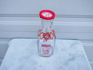 Geo D. Earhart's Dairy Farm Jeannette Pa. Milk Bottle w/ Lid Douglas 1957 NOS - Picture 1 of 12