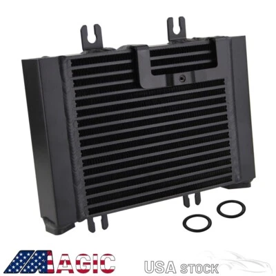 Oil Cooler Upgrade Aluminum Drop-in Fitment For Nissan R35 GT-R 2009-2019 Black - Image 1 of 4