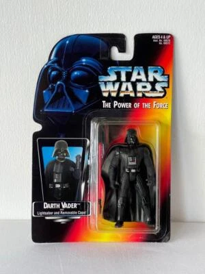 Star Wars Power of the Force Darth Vader with Lightsaber and Removable Cloak - Image 1 of 4