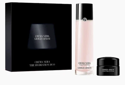 Giorgio Armani Set Crema Nera Acqua Pantelleria 5oz + Crema Entrema Supreme 0.5 Foto 1 de 3