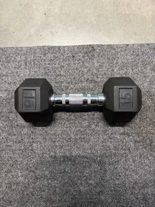 Weider DRH15 Gummi Sechskant Hantel - 15 Pfund - 15 Pfund - Krafttrainingsausrüstung - Bild 1 von 5