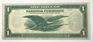 1918 $1 Large Size Federal Reserve New York Choice VF++ Looks Better - Picture 1 of 2