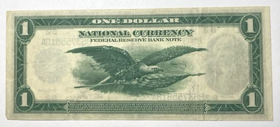 1918 $1 Large Size Federal Reserve New York Choice VF++ Looks Better - Image 1 of 2