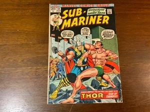 NAMOR THE SUB-MARINER #48 WITH THOR . MARVEL AVENGERS DEFENDERS. 1973 - Picture 1 of 8