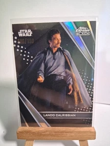 2023 Topps Chrome Black Star Wars Lando Calrissian Refractor #ed 108/199 - Picture 1 of 2