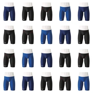 MIZUNO Racing Swimwear Men's & Boys Stream Ace Half Spats N2MB0022/0422 Japan - Picture 1 of 109