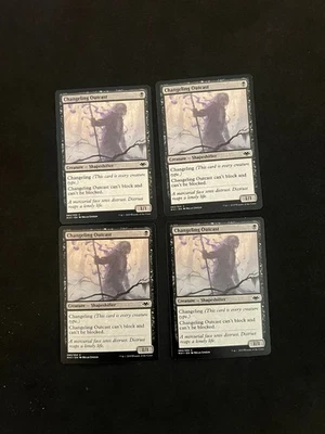 CHANGELING OUTCAST x4 [MODERN HORIZONS] Magic MTG Cards NM - Image 1 of 2