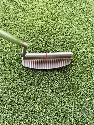 Honma SAKATA LAB CNC Premium Putter AURORA Blade Silver 34in Steel Shaft NICE! - Image 1 of 4