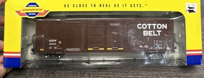 Genesis HO G41340 60’ Box Car FMC Cotton Belt NIB - Image 1 of 4