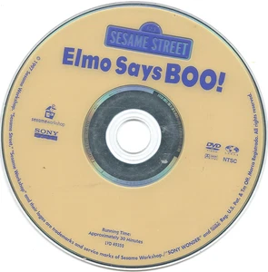 Sesamstraße Elmo Says Boo 1997 (DVD, 2002) Nur die Disc, KOSTENLOSER VERSAND USA - Bild 1 von 3