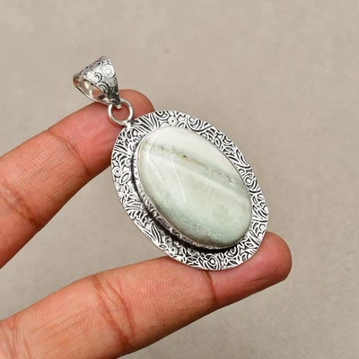 Ciondolo gioiello fatto a mano in argento sterling 925 con pietra preziosa... - Immagine 1 di 4