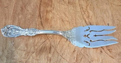 Tenedor grande para servir carne Reed & Barton Francis 1 plata esterlina 9 1/4" sin mono Foto 1 de 4