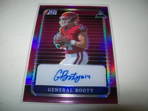 2023 LEAF PRO SET RC GENERAL BOOTY AUTO SIGNED #PA-GB1 #D/10 OKLAHOMA SOONERS - Picture 1 of 3