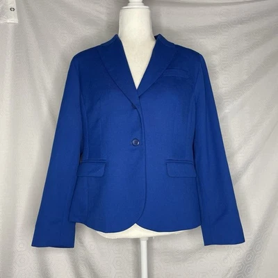 Pendleton Wool Blazer Royal Blue 12P Two Button Preppy Classic - Image 1 of 4