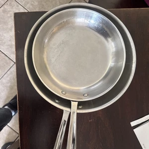 All-Clad 12,5” & 10” Edelstahl Pfanne Bratpfannen guter gebrauchter Zustand - Bild 1 von 5