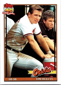 1991 Topps #468b Tim Hulett - Picture 1 of 2