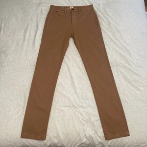 Hiroshi Kato The Axe Denit Chino Khaki Pantalone Elasticizzato Made in USA Uomo Taglia 29 - Foto 1 di 6