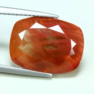 8.21 Cts_Ravishing Best Color_100 % Natural Unheated Red Andesine_Sunstone - Picture 1 of 3