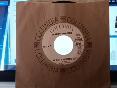 Promo MARTY ROBBINS-IVE GOT A WOMANS LOVE 1972 Mono Vinyl NEAR MINT c pics Foto 1 de 4