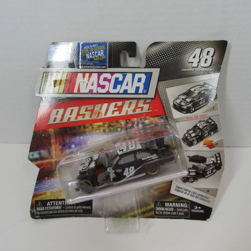 NASCAR Bashers Jimmie Johnson #48 Car Lowes Spin Master 2012 Crash Car Nuevo* Foto 1 de 4