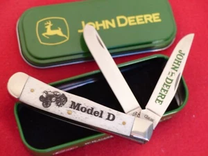 Case XX USA 6254 John Deere Model D tractor bone trapper mint in boxc 2008 knife - Picture 1 of 4