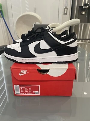 Nike Dunk Low Retro White Black Panda DD1391-100 Mens Size 8‼️FAST SHIP‼️ - Image 1 of 4