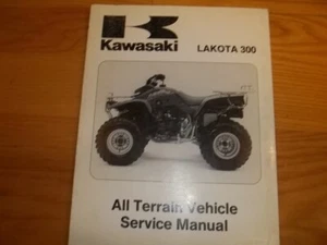 1995 KAWASAKI LAKOTA 300 KEF300-A1 ATV SERVICE MANUAL 99924-1187-01 - Picture 1 of 3