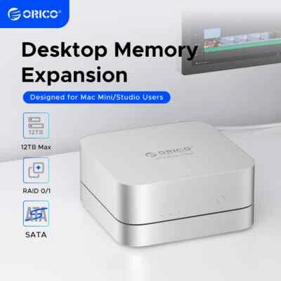 ORICO 2.5' SATA Hard Drive Enclosure USB 3.2 10Gbps Mac mini Docking Station - Image 1 of 4