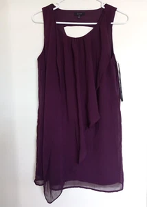 Mine Women's Sleeveless Tank Top Tunic Maroon Size M - Picture 1 of 4