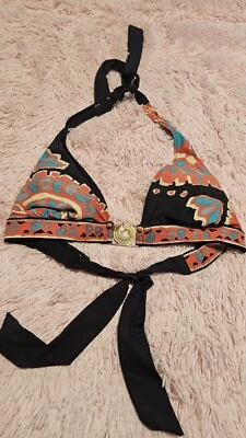 Top halter de bikini Trina Turk talla 6 MULTICOLOR Foto 1 de 4