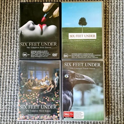 Six Feet Under. Complete  Seasons 1 2 3 4  - Region 4 AUS. 20 x DVDs. Fee Post. - image 1 of 4