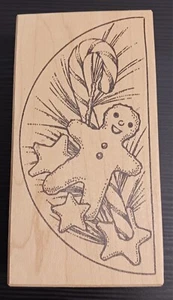 Timbro in gomma pan di zenzero Toomuchfun Kate Damell ricetta di Natale album 1751L - Foto 1 di 11