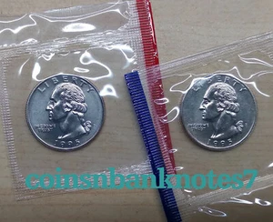 1995-D & P Washington Quarter BU Set - Bild 1 von 3